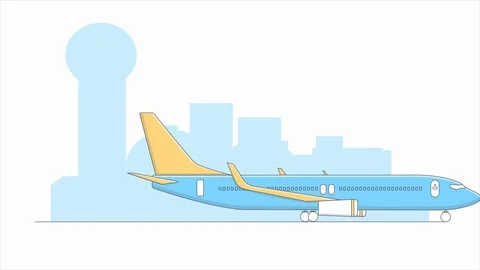 Airplane Stock Footage 103316954