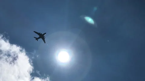 Airplane Stock Footage 135523296