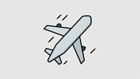 Airplane Stock Footage 287200592