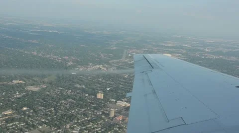 Airplane gaining altitude Stock Footage 11110375