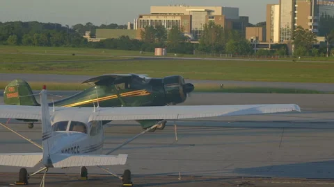 Airplane Getting Ready for Take Off Stock Footage 142113241