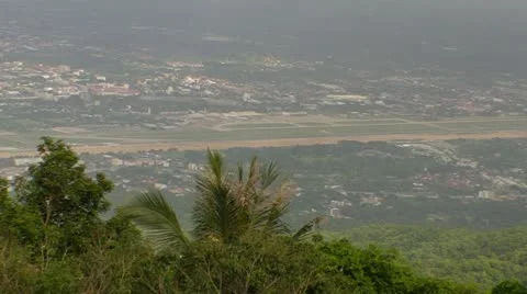 Airplane Goes Down Runway Stock Footage 11237399
