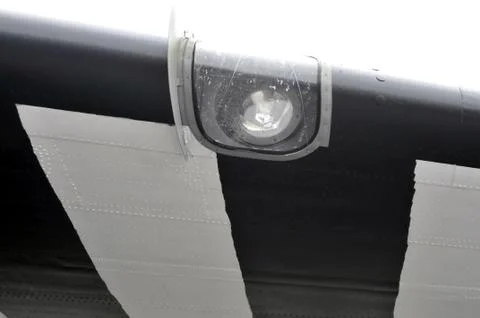 Airplane headlight Stock Photos