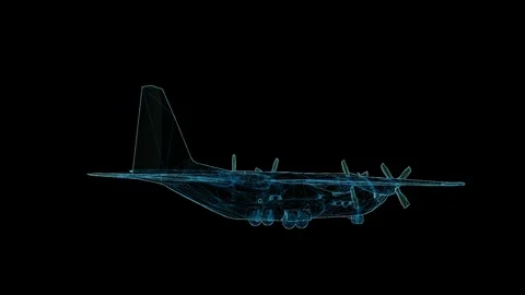 Airplane HUD Vídeo Stock 340539233