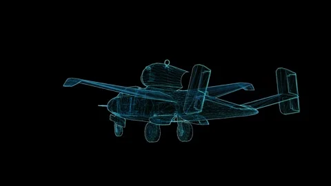 Airplane HUD Vídeo Stock 340539288