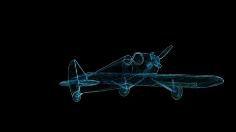 Airplane HUD Vídeo Stock 340539291