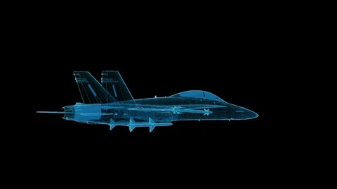 Airplane HUD Vídeo Stock 340539368