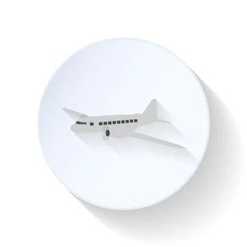 Airplane icon Stock Illustration