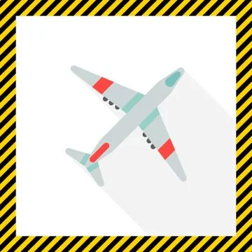 Airplane icon 스톡 일러스트