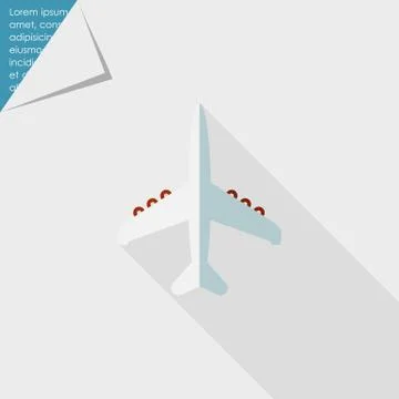 Airplane icon Stock Illustration