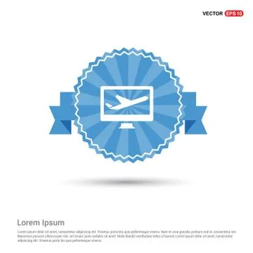 Airplane icon 스톡 일러스트