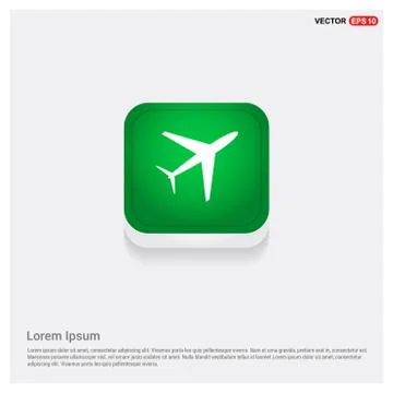 Airplane icon 스톡 일러스트
