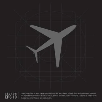 Airplane icon イラスト素材