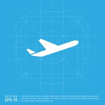 Airplane icon イラスト素材