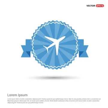 Airplane icon 스톡 일러스트