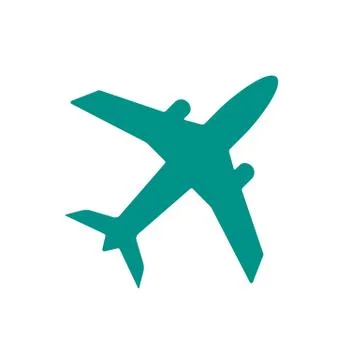 Airplane icon Stock Illustration