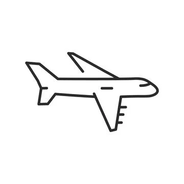 Airplane Icon Stock Illustration