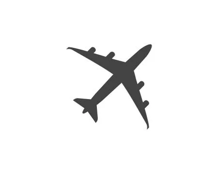Airplane icon vector illustration Stock Illustration