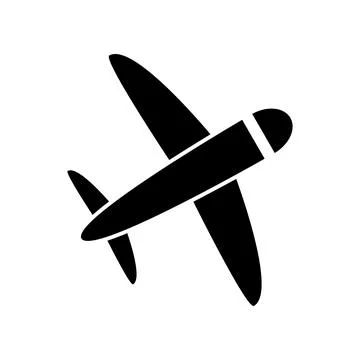 Airplane icon vector template illustration design Stock Illustration