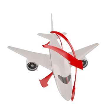 Airplane Stock Illustration