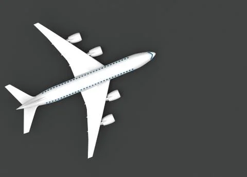 The airplane Stock Illustration
