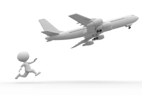 Airplane Stock Illustration