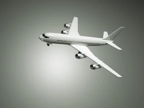 Airplane Stock Illustration
