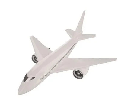 Airplane Stock Illustration