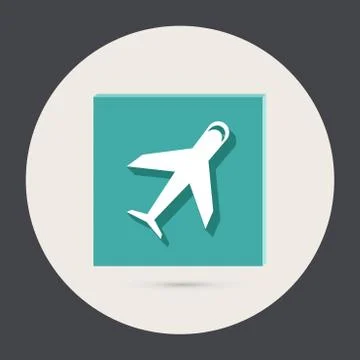 Airplane Stock Illustration