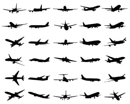 Airplane  Stock Illustration