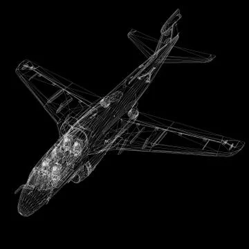 Airplane Stock Illustration