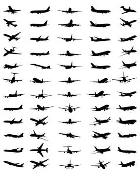 Airplane Stock Illustration