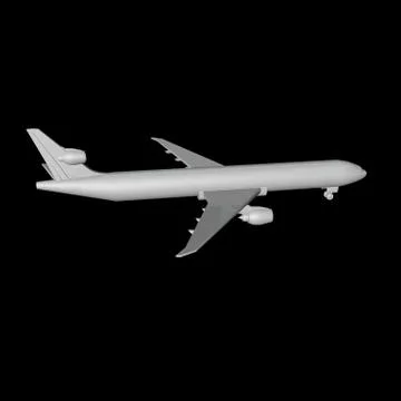 Airplane Stock Illustration