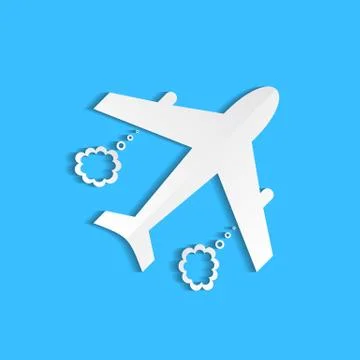 Airplane Stock Illustration
