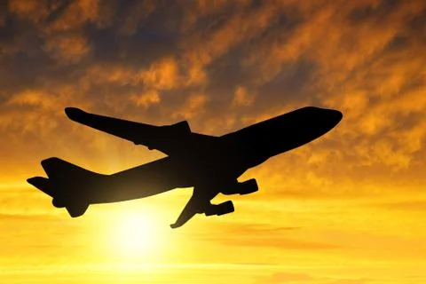 Airplane Stock Illustration