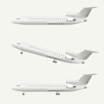 Airplane Stock Illustration