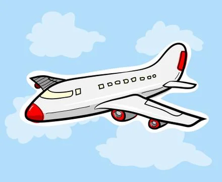 Airplane Stock Illustration