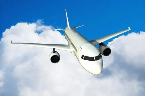 Airplane Stock Illustration