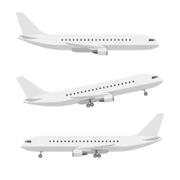 Airplane Stock Illustration