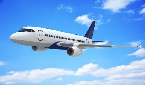 Airplane Stock-Illustration