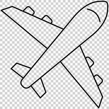 Airplane Stock Illustration