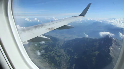 Airplane from indoor close up 스톡 동영상 27574866