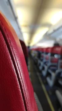 Airplane interior Stock Photos