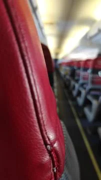 Airplane interior Stock Photos