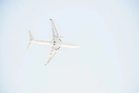 Airplane on isolated background with clipping path Stock Photos