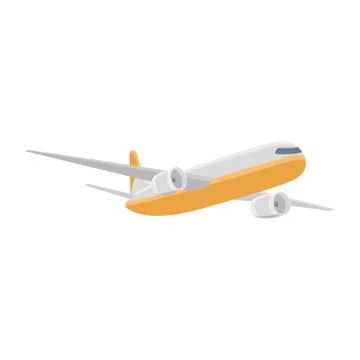 Airplane isolated vector illustration 스톡 일러스트