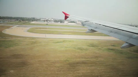 Airplane landing Stock Footage 23116367