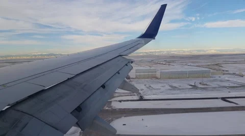 Airplane Landing Stock Footage 46556686