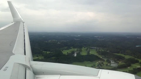 Airplane Landing 库存影片 81284016