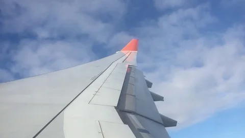 Airplane landing Vídeo Stock 81608618